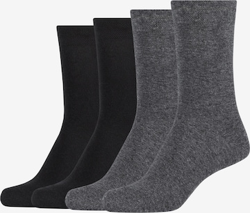 camano Socks in Grey: front