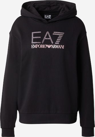 EA7 Emporio Armani Dressipluus, värv must: eest vaates