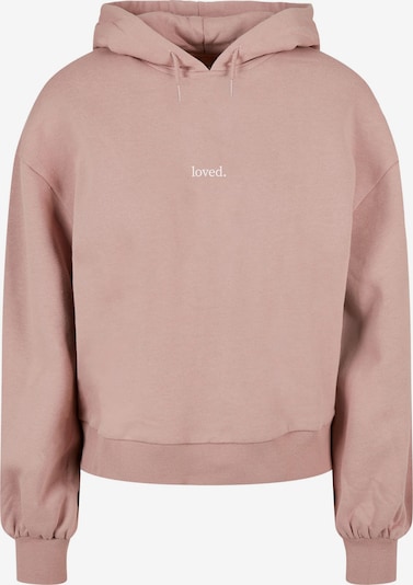 Merchcode Sweatshirt 'Love' in rosé, Produktansicht