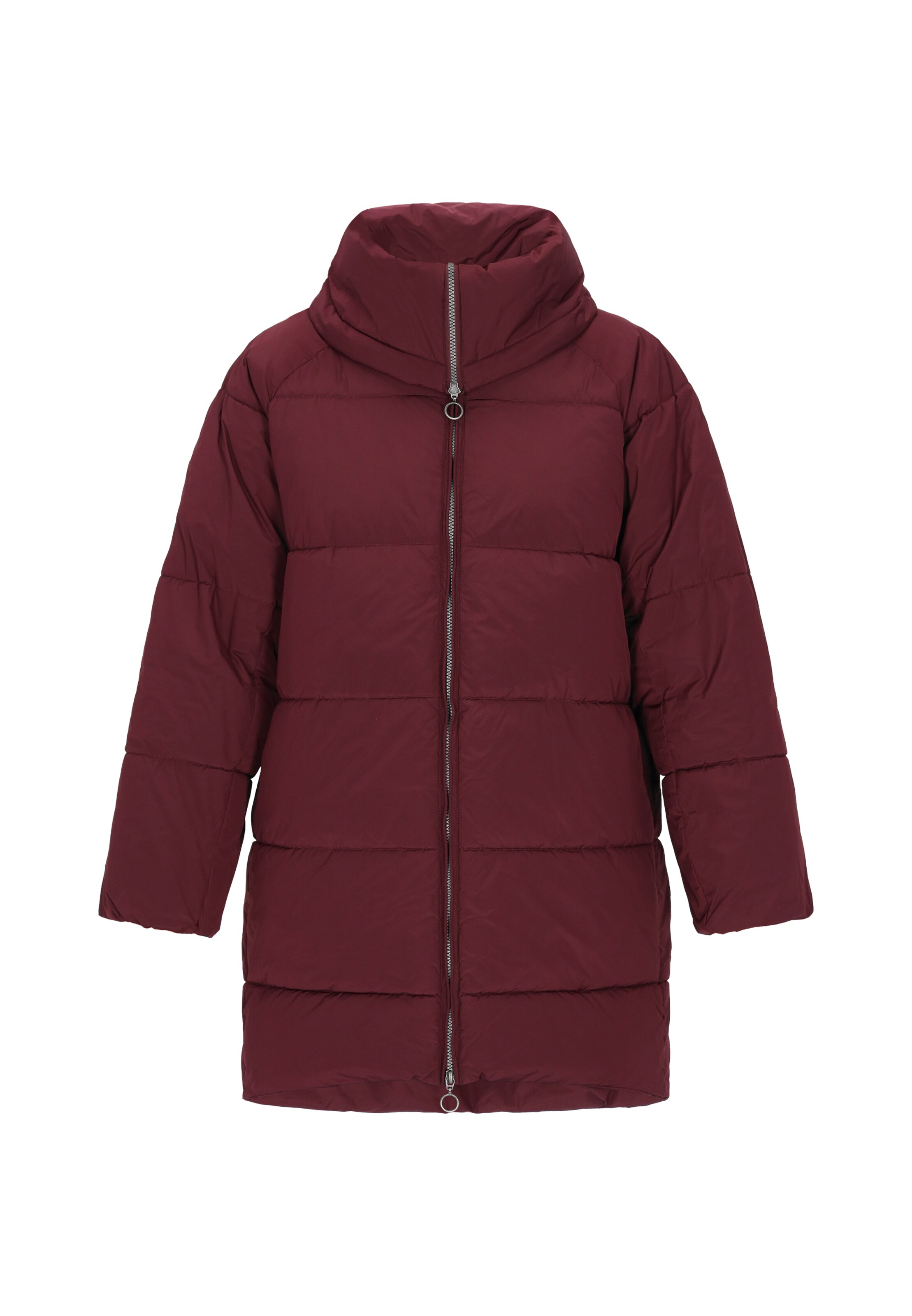 DreiMaster Maritim - Abrigo de invierno en rojo: frente