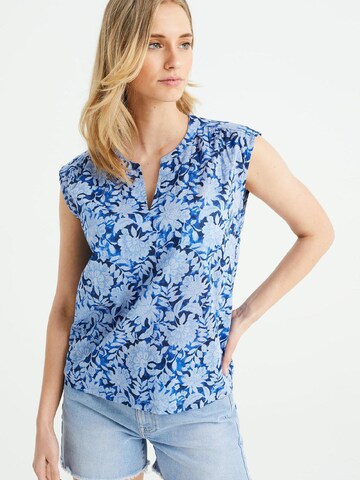 WE Fashion Shirt in Blauw