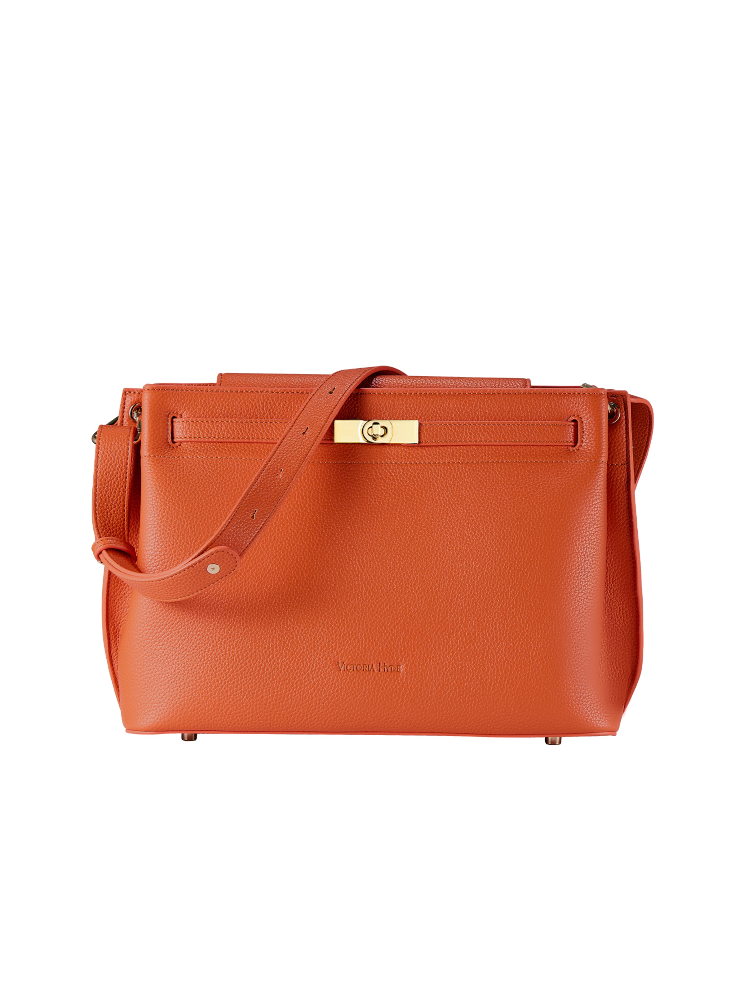 Victoria Hyde - Mala de ombro ' Alla ' em laranja: frente