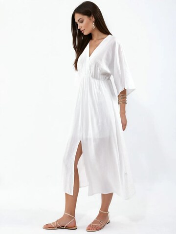 Busem Kleid 'Midi' in Weiß