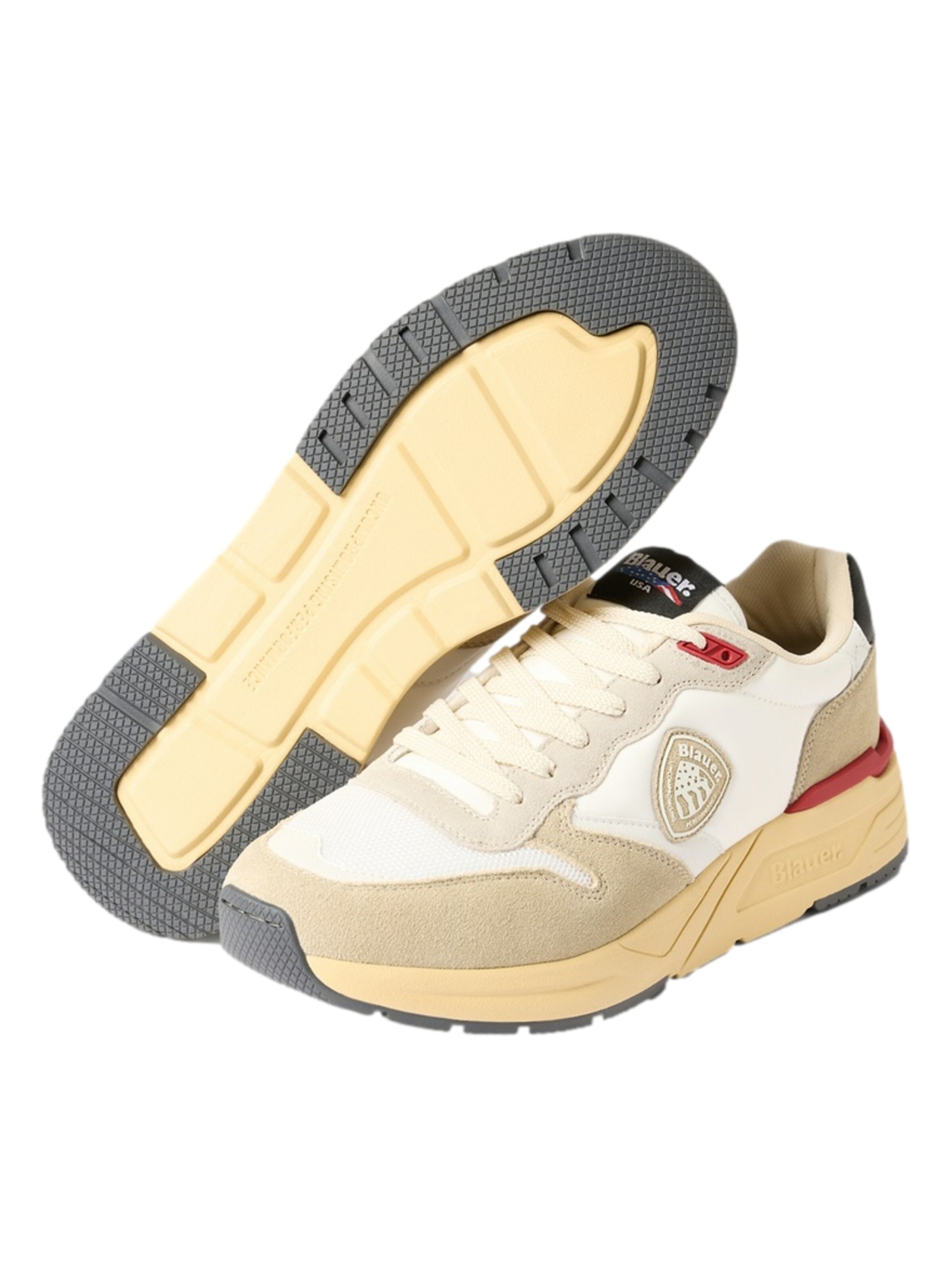 Baskets basses 'Ray' Blauer.USA en beige