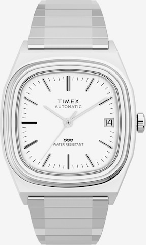 TIMEX Uhr 'Automatic 1983 E Line Reissue' in Silber: Vorderseite