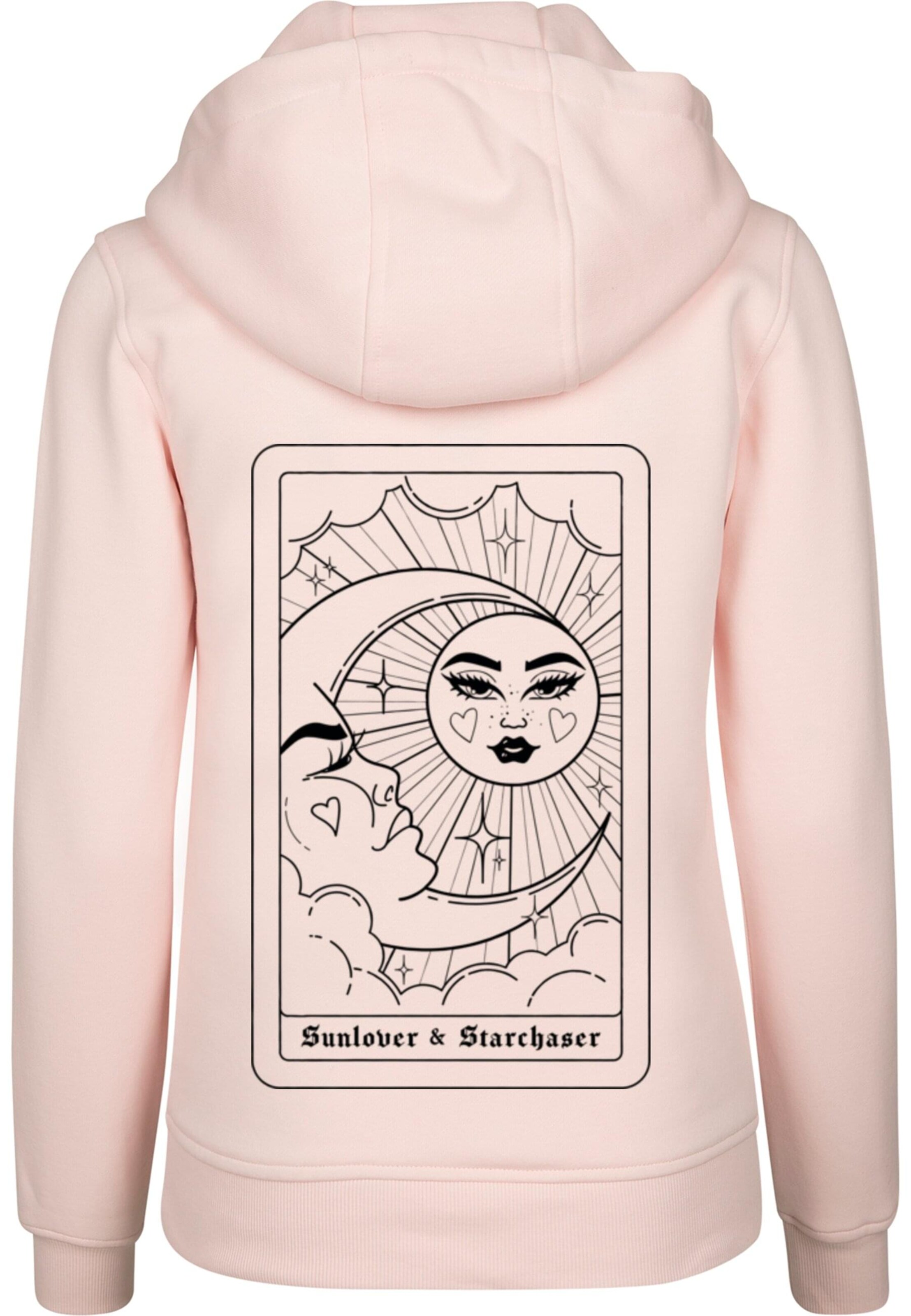 Mister Tee Sweatshirt 'Sunlover Starchaser' in Roze
