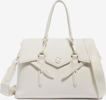 Sacs à main 'Elysia Pro' Secret Pon Pon en blanc : devant