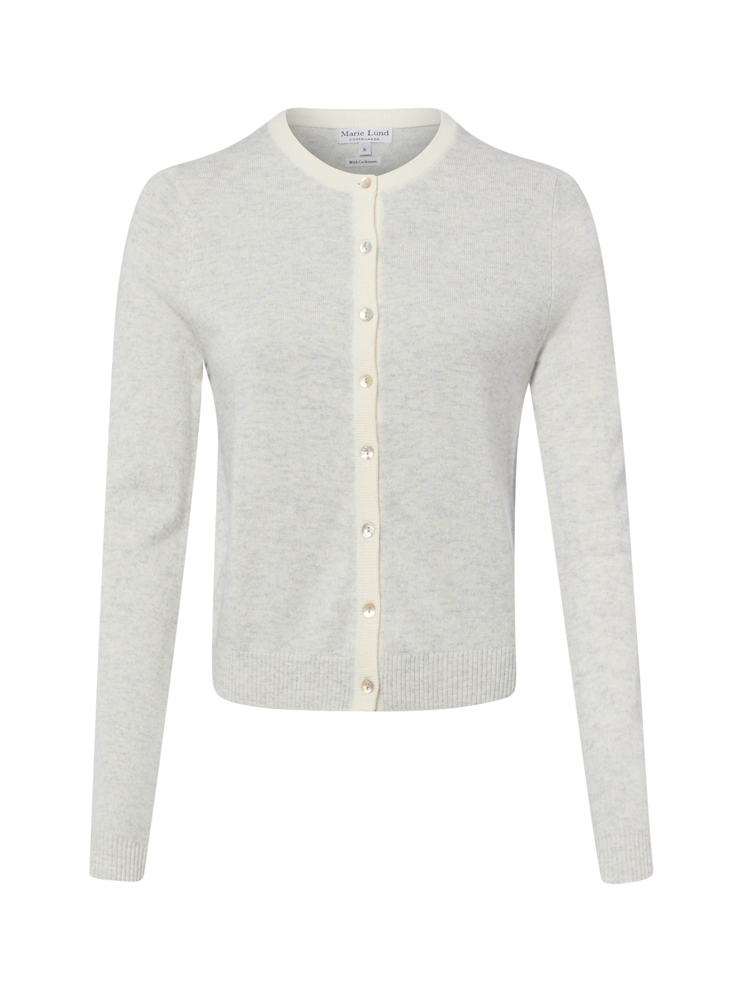 Marie Lund Knit cardigan in S in Light grey, Item view