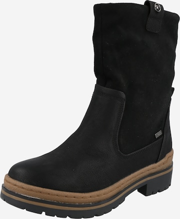 TOM TAILOR - Botas em preto: frente