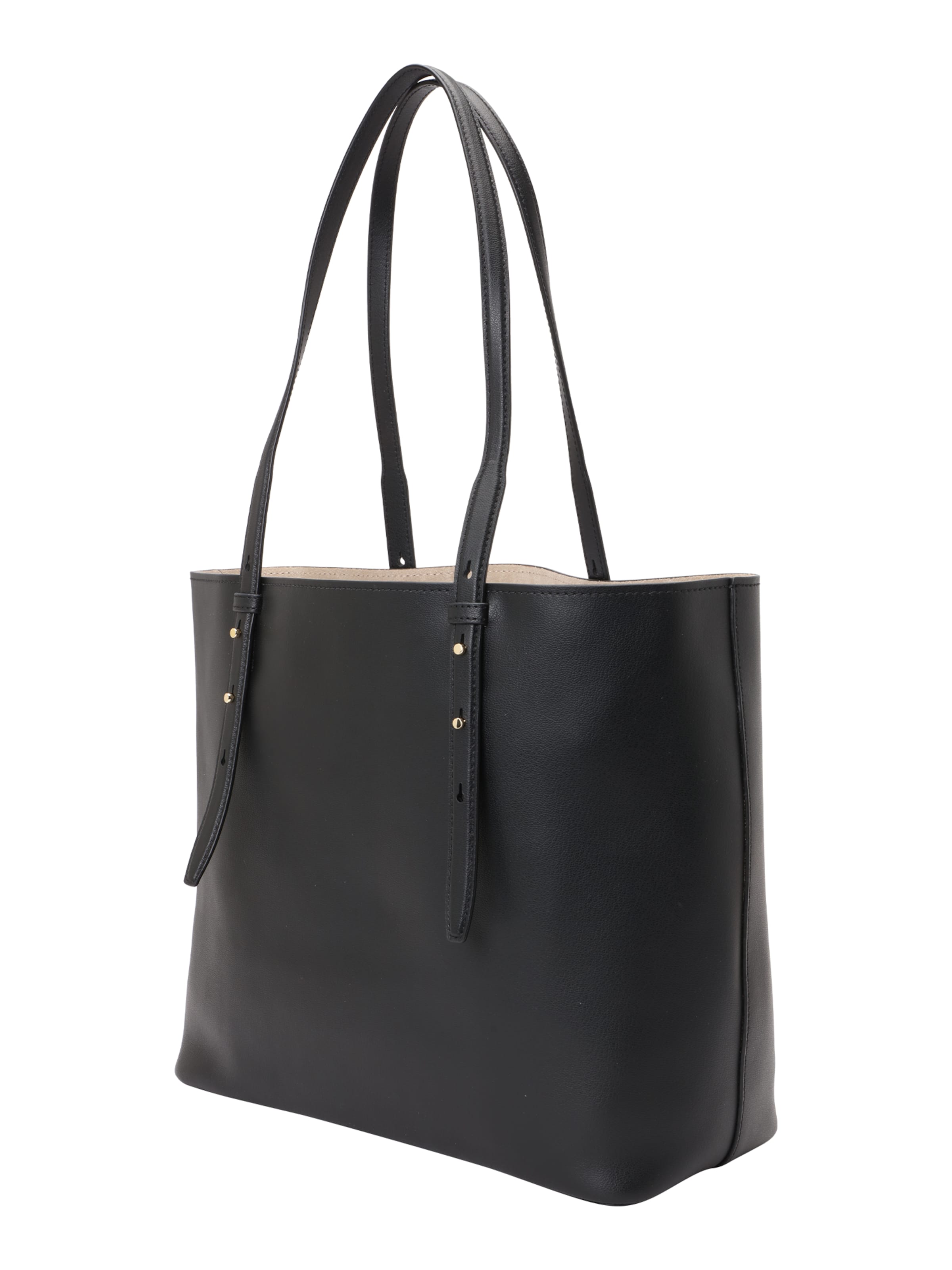 Kate Spade Nakupovalna torba 'Do It All Fine Grain Leather Large Tote' | črna barva