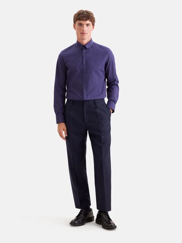 SEIDENSTICKER Slim fit Overhemd in Blauw