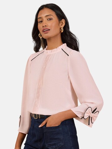 love & roses Bluse in Pink: Vorderseite