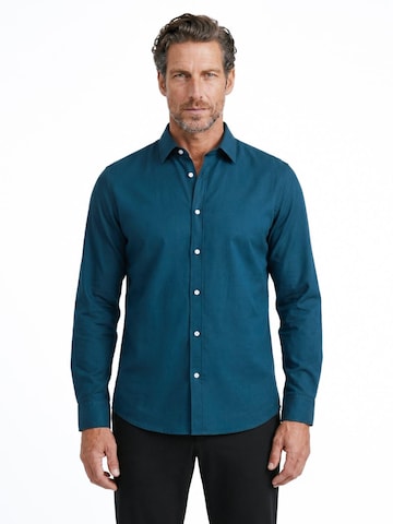 Pako Lorente Koszulka 'Szara koszula męska 100% bawełna Slim Pako Lorente roz. 3XL' w kolorze niebieski