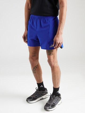 ADIDAS PERFORMANCEregular Sportske hlače 'Designed for Training HIIT' - plava boja: prednji dio