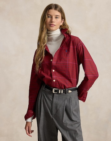 Bluză de la Polo Ralph Lauren pe roșu: față