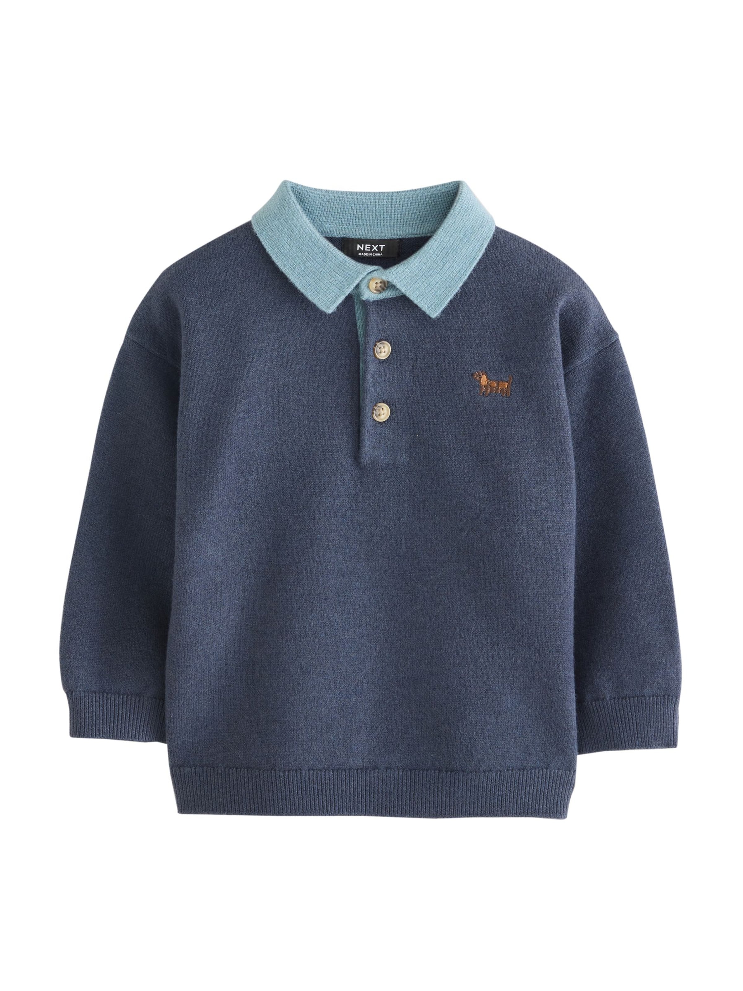 Next Sweater in Blue: front