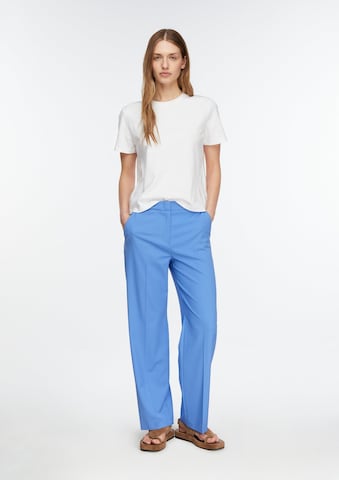 COMMA Regular Broek in Blauw: voorkant