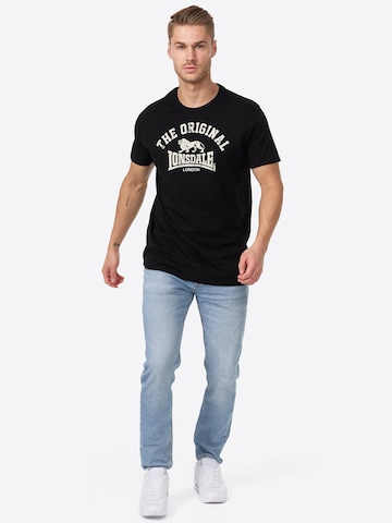 Tricou 'Original' de la LONSDALE pe negru
