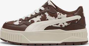 Sneaker low de la PUMA pe maro: față