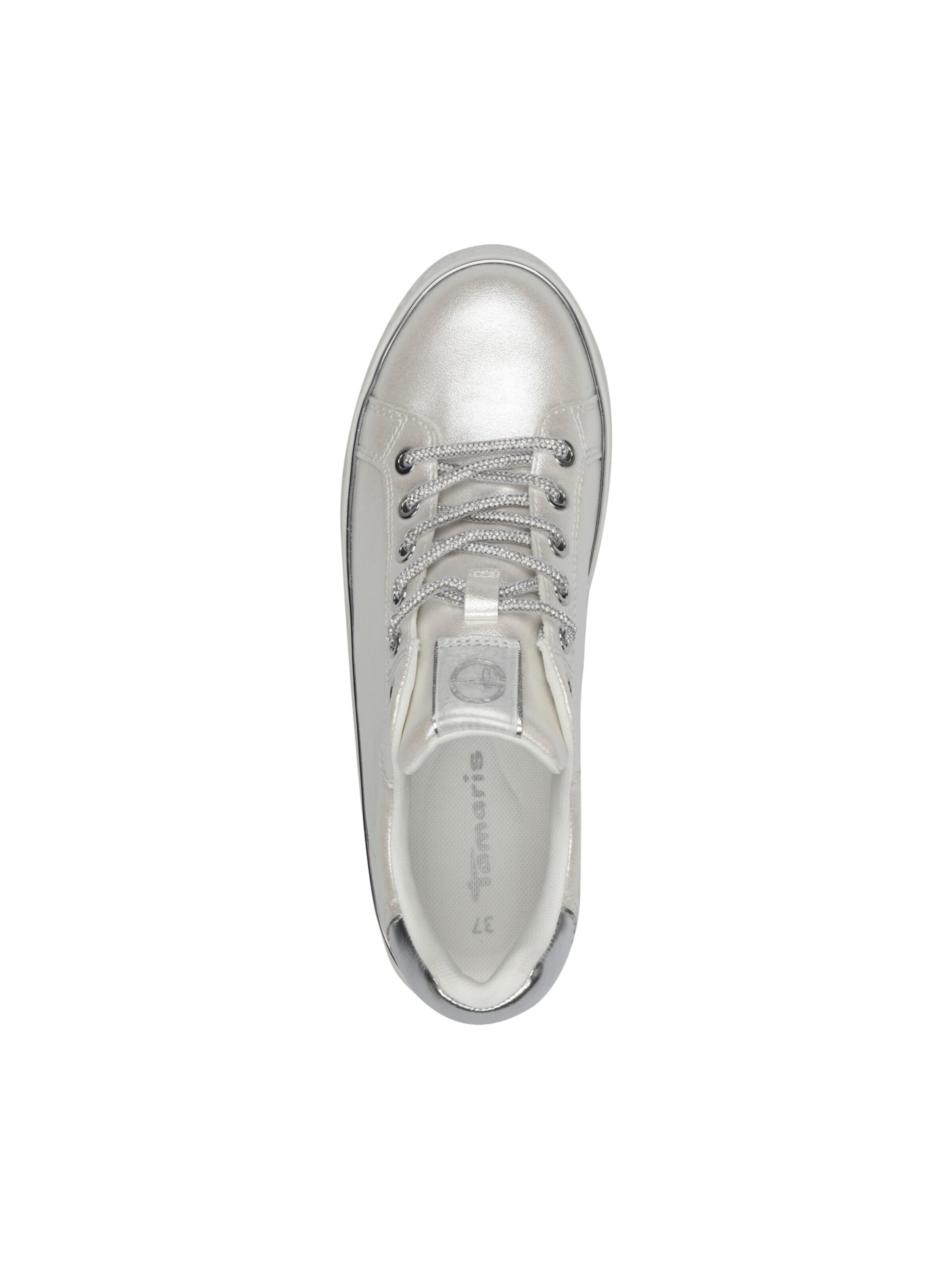 Chaussure de sport à lacets Tamaris en blanc