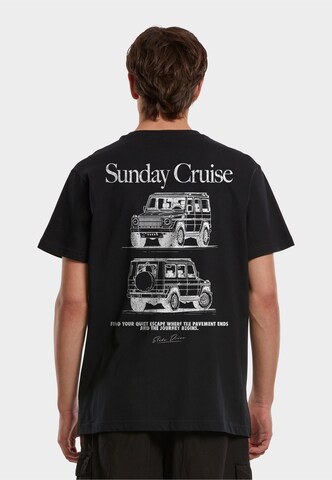 Mister Tee T-Shirt 'Sunday Cruise' in Schwarz: Vorderseite