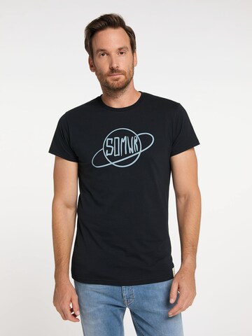 SOMWR Shirt 'PLANET SPHERE TEE' in Black: front