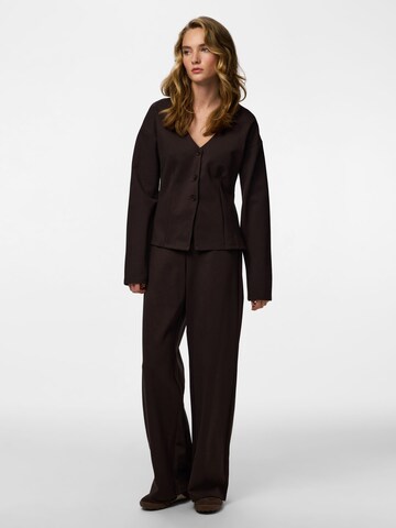 PIECES Knit Cardigan 'PCGunhild' in Brown