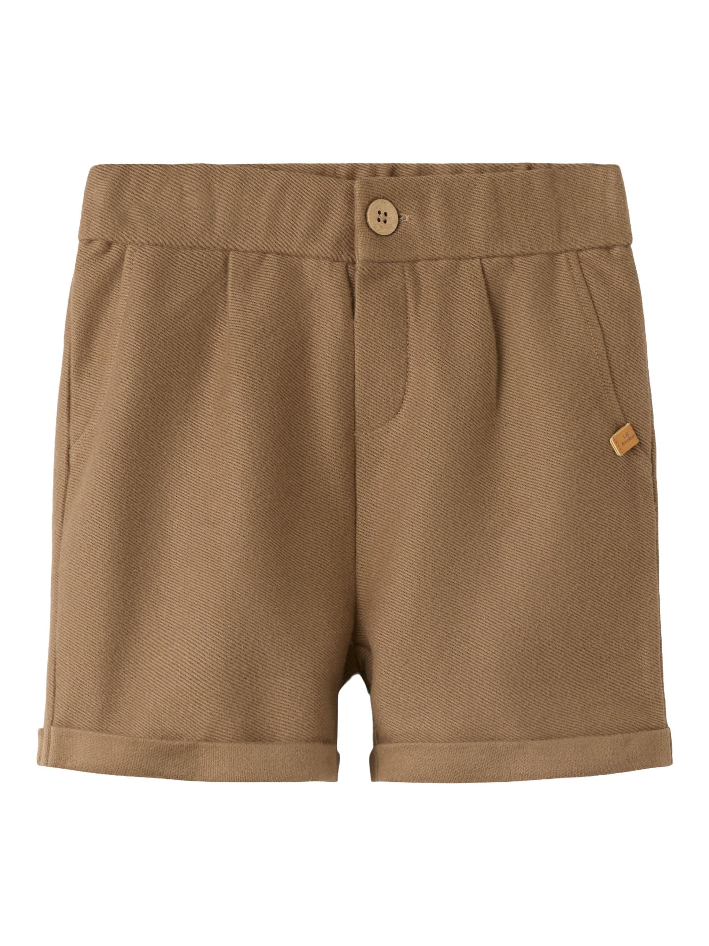 Regular Pantalon Lil'Atelier en marron : devant