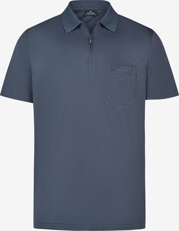 Ragman Shirt 'Basic' in Blau: Vorderseite