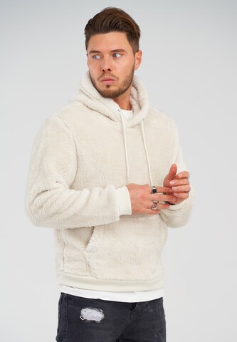 behype Sweatshirt in Beige: Vorderseite