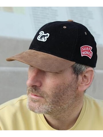 Casquette de sport Surf Monkey en marron : devant