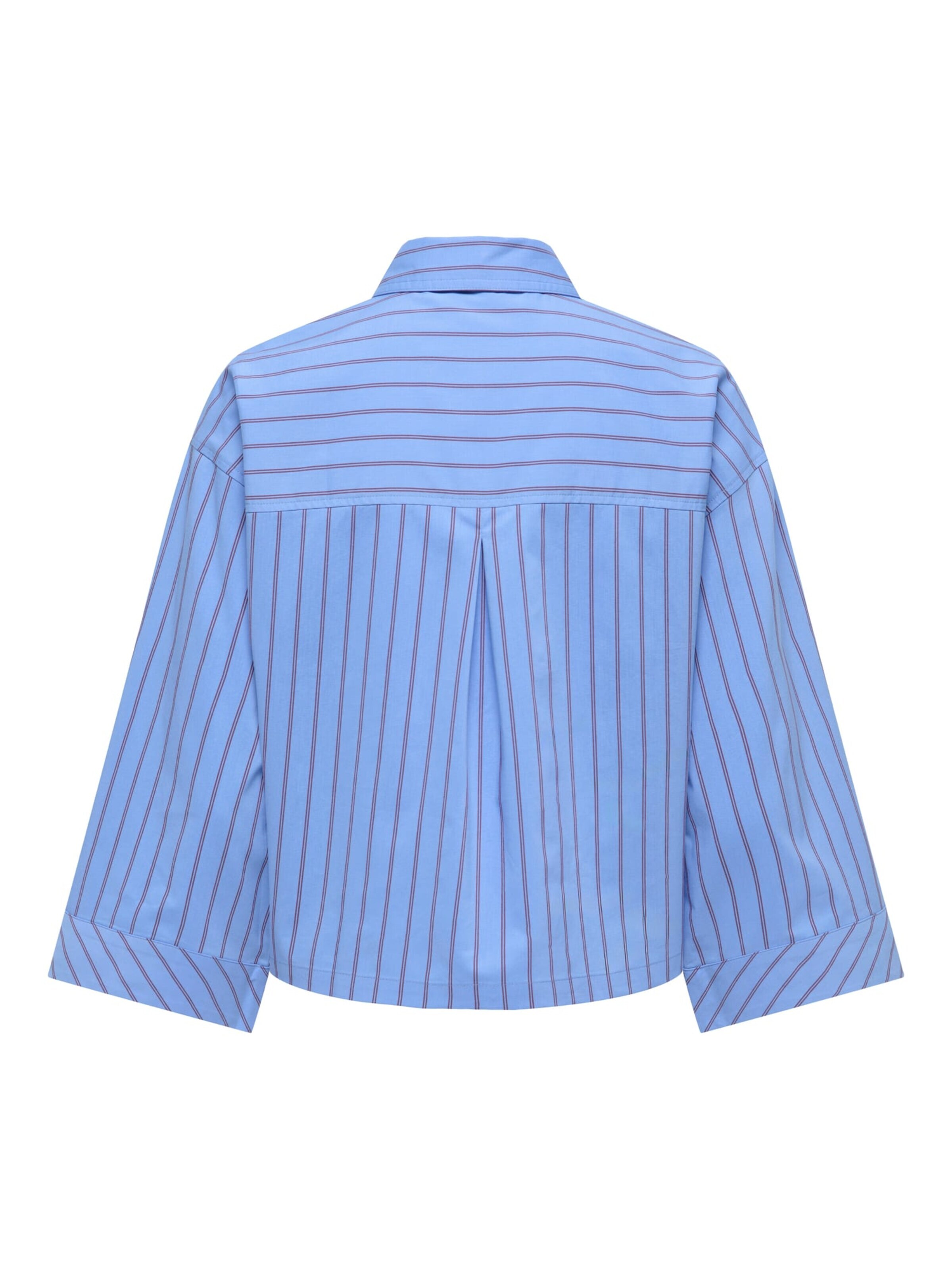 Jaqueline de Yong Blouse 'Mio' in Blauw