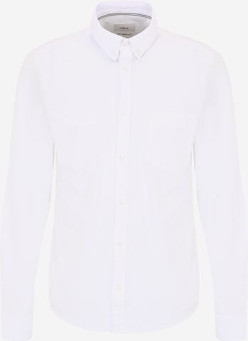 s.Oliver Overhemd in Wit: voorkant