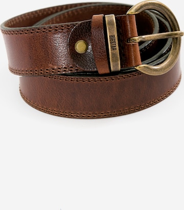 Ceinture BIG STAR en marron : devant