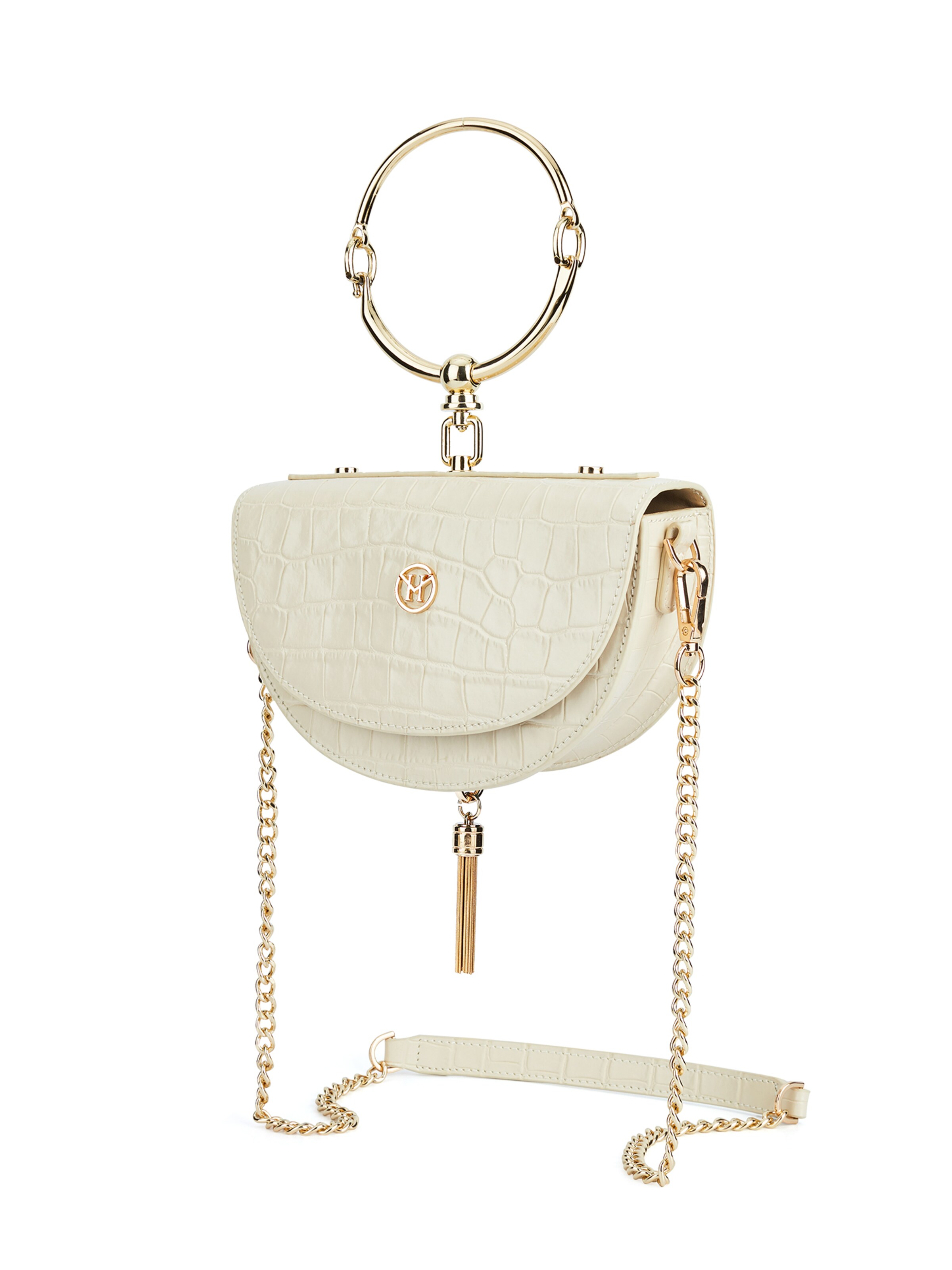 Victoria Hyde Handbag in Beige