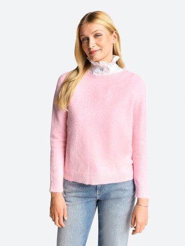 Pull-over Rich & Royal en rose : devant