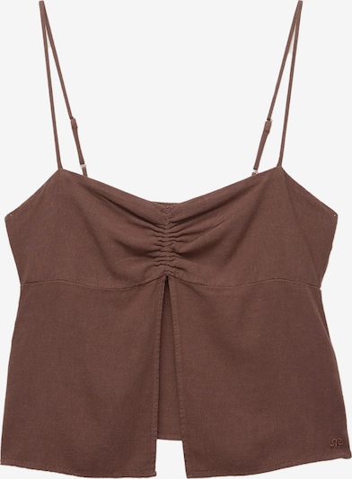 Pull&Bear Top in XS in schoko, Produktansicht