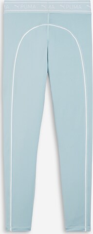 PUMA Skinny Sportbroek in Blauw