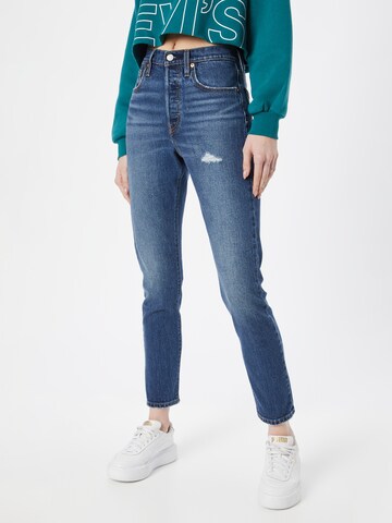 LEVI'S ® Skinny Fit Дънки '501 Skinny' в синьо: отпред