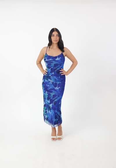 Elara Kleid ' Kleid ' in türkis / indigo / nachtblau, Produktansicht