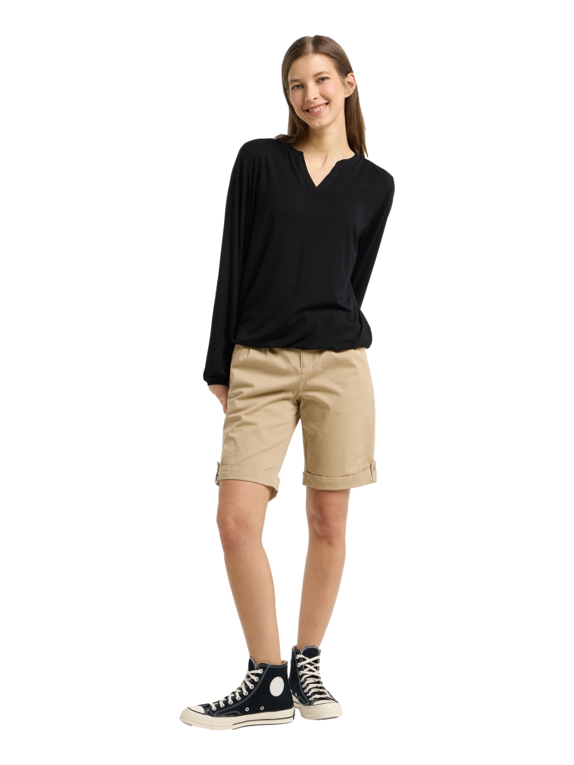 Ragwear - Camiseta 'Santica' en negro: frente