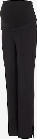 MAMALICIOUS Normální Kalhoty 'Luna' – černá: přední strana