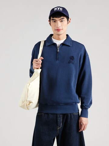 Sweat-shirt 'ICONIC Å TEMAAL' ARMEDANGELS en bleu : devant
