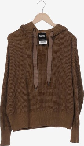 COMMA Sweatshirt & Zip-Up Hoodie in S in Brown: front