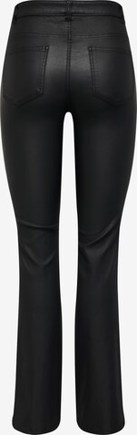 ONLY Rozkloszowany krój Spodnie 'FERN-NYA' w kolorze czarny