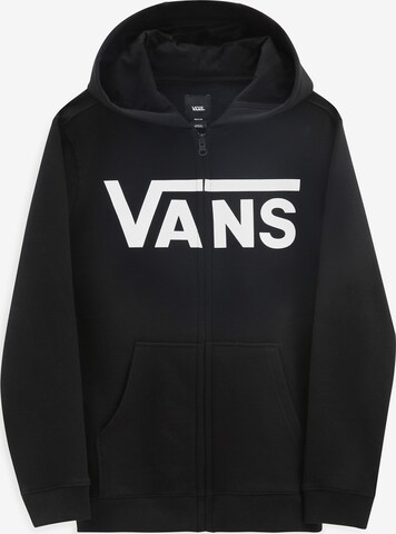 VANS Regular fit Zip-Up Hoodie in Black: front