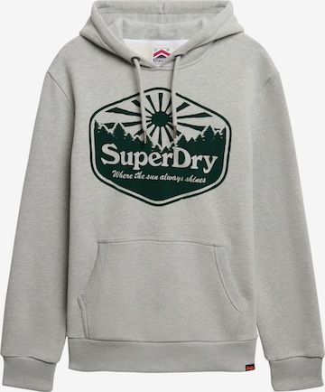 Superdry Collegepaita 'Sun' värissä harmaa: etupuoli