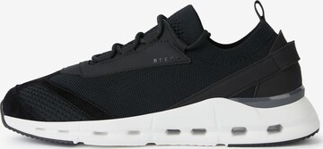 Sneaker bassa di Boggi Milano in nero: frontale