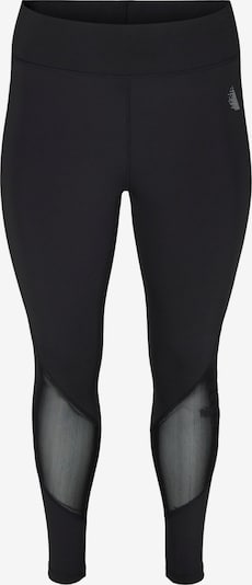 Pantaloni sport 'ATEXT' Active by Zizzi pe negru, Vizualizare produs
