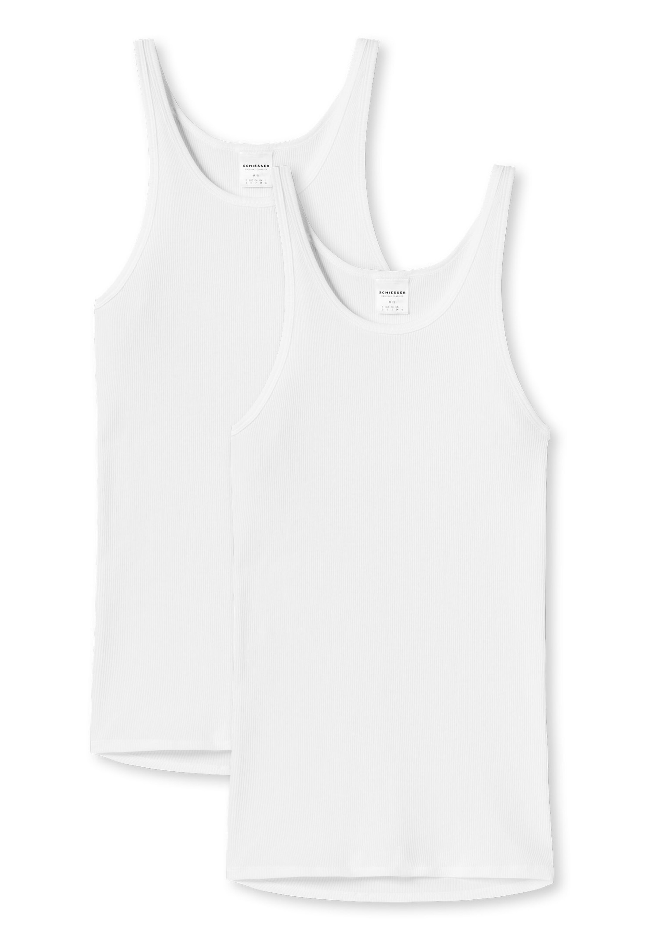 SCHIESSER Undershirt in White: front